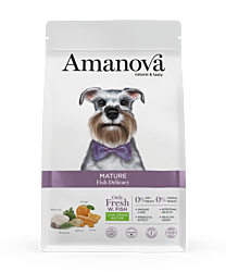 Amanova Hondenbrokken Adult Mature Delicacy Witte Vis