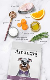 Amanova Hondenbrokken Adult Mature Delicacy Witte Vis