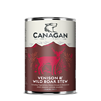 Canagan Nat Hondenvoer Stoofpot Hert & Everzwijn 400 g online bestellen bij Food4Pets