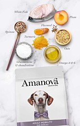 Amanova Dry Dog Food Adult Mobility Delicacy Fish