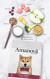 Amanova Hondenbrokken Adult  Obesity Delight Kalkoen