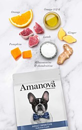 Amanova Hondenbrokken Adult  Sensitive Delicious Lam