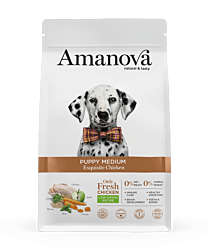 Amanova Dry Dog Food Puppy Medium Exquisite Chicken