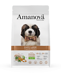 Amanova Dry Dog Food Puppy Large Exquisite Chicken 12 kg
