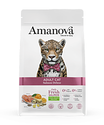 Amanova Dry Cat Food Adult Salmon Deluxe