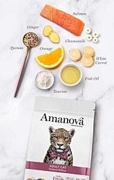 Amanova Dry Cat Food Adult Salmon Deluxe