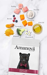 Amanova Kattenbrokken Adult Delight Kalkoen