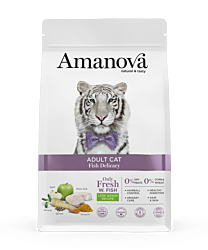 Amanova Dry Cat Food Adult Delicacy White Fish