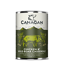 Canagan Nat Hondenvoer Kip & Everzwijn 400 g online bestellen bij Food4Pets