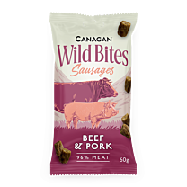 Canagan Hondensnack Wild Bites Rund & Varkren 60 g