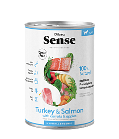 Dibaq Sense Nat Hondenvoer Puppy Zalm & Kalkoen 380 g