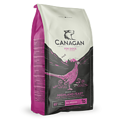 Canagan Dog food Adult Highland Feast duck, Turkey, Pheasant & Salmon