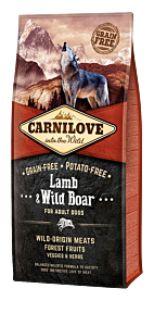 Carnilove Dry Dog Food Adult Lamb & Wild Boar 12 kg