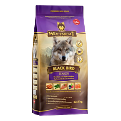 Wolfsblut Black Bird Hondenbrokken Senior Kalkoen met Zoete Aardappel 12,5 kg