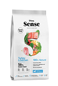 Dibaq Sense Dry Dog Food Puppy Salmon & Turkey