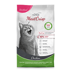 Platinum Dry Cat Food Sterilized MeatCrisp Chicken