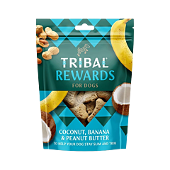 Tribal Beloningssnack Cocos, Banaan & Pindakaas 125 g