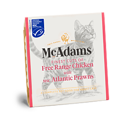 McAdams Wet Cat Food Free Range Chicken with Atlantic Prawns 100 g