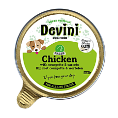 Devini Nat Hondenvoer Kip 85 g