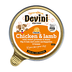 Devini Wet Dog Food Chicken & Lamb 85 g