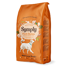 Symply Hondenbrokken Adult Large Breed Kip