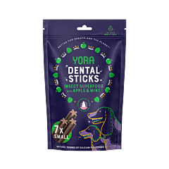 Yora Hondensnack Dental Sticks Insect met Appel & Munt