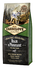 Carnilove Hondenbrokken Adult Eend & Fazant 12 kg