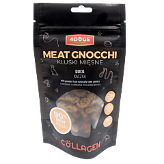 4Dogs Vlees Gnocchi Eend met Hertengewei 100g