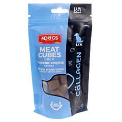 4Dogs Semi-Soft Training Meat Cubes Duck with Tripe and Antler Powder L/XL 150 g