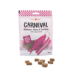 Carneval Dog Training Treats Serrano Ham & Sardine 75 g