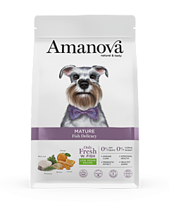 Amanova Hondenbrokken Adult Mature Delicacy Witte Vis