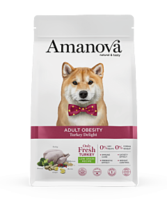 Amanova Dry Dog Food Adult  Obesity Delight Turkey