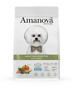 Amanova Hondenbrokken Adult  Mini Digestive Divine Konijn