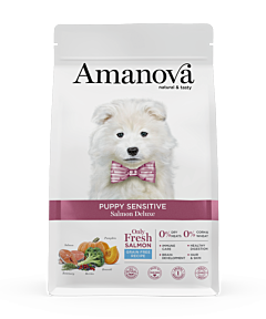 Amanova Dry Dog Food Puppy  Sensitive Salmon Deluxe