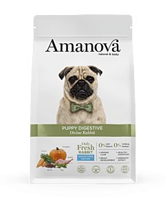 Amanova Dry Dog Food Puppy  Digestive Divine Rabbit