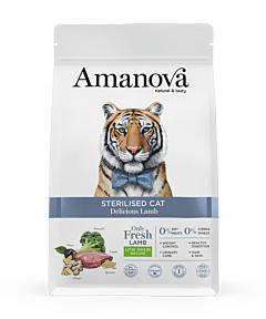Amanova Dry Cat Food Sterilised Delicious Lamb