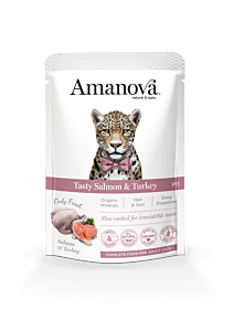 Amanova Nat Kattenvoer Adult Tasty Zalm & Kalkoen 85 g