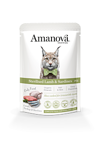 Amanova Nat Kattenvoer Adult Sterilised Lam & Sardines 85 g