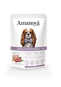 Amanova Wet Dog Food Adult Brillant Beef & Chicken