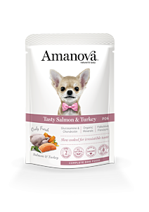 Amanova Wet Dog Food Adult Tasty Salmon & Turkey