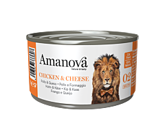 Amanova Nat Kattenvoer Kip & Kaas Bouillon 70 g