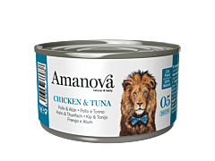 Amanova Nat Kattenvoer Kip & Tonijn Bouillon 70 g
