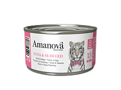 Amanova Nat Kattenvoer Tonijn & Zeewier Gelei 70 g