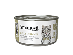 Amanova Nat Kattenvoer Tonijn & Sardine Gelei 70 g