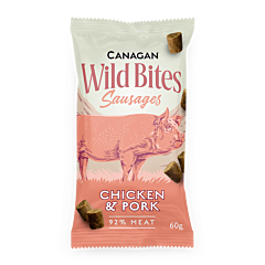 Canagan Dog Treat Wild Bites Chicken & Pork 60 g