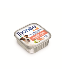 Monge Wet Dog Food Pâté with Chunkies Salmon & Pear 100 g