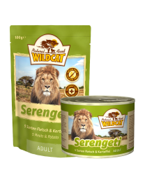 Wildcat Serengeti Nat Kattenvoer Adult 5 Vleessoorten met Aardappel 7 x 100 g