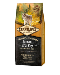 Carnilove Dry Dog Food Adult Large Breed Salmon & Turkey 12 kg