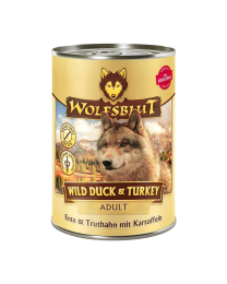 Wolfsblut Wild Duck & Turkey Nat Hondenvoer Adult Eend & Kalkoen met Aardappelen
