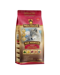 Wolfsblut Blue Mountain Dry Dog Food Adult Game with Potato